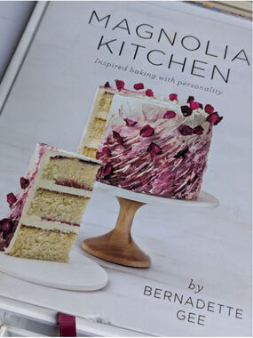 Unbranded Magnolia Kitchen Cookbook One Size White Pink